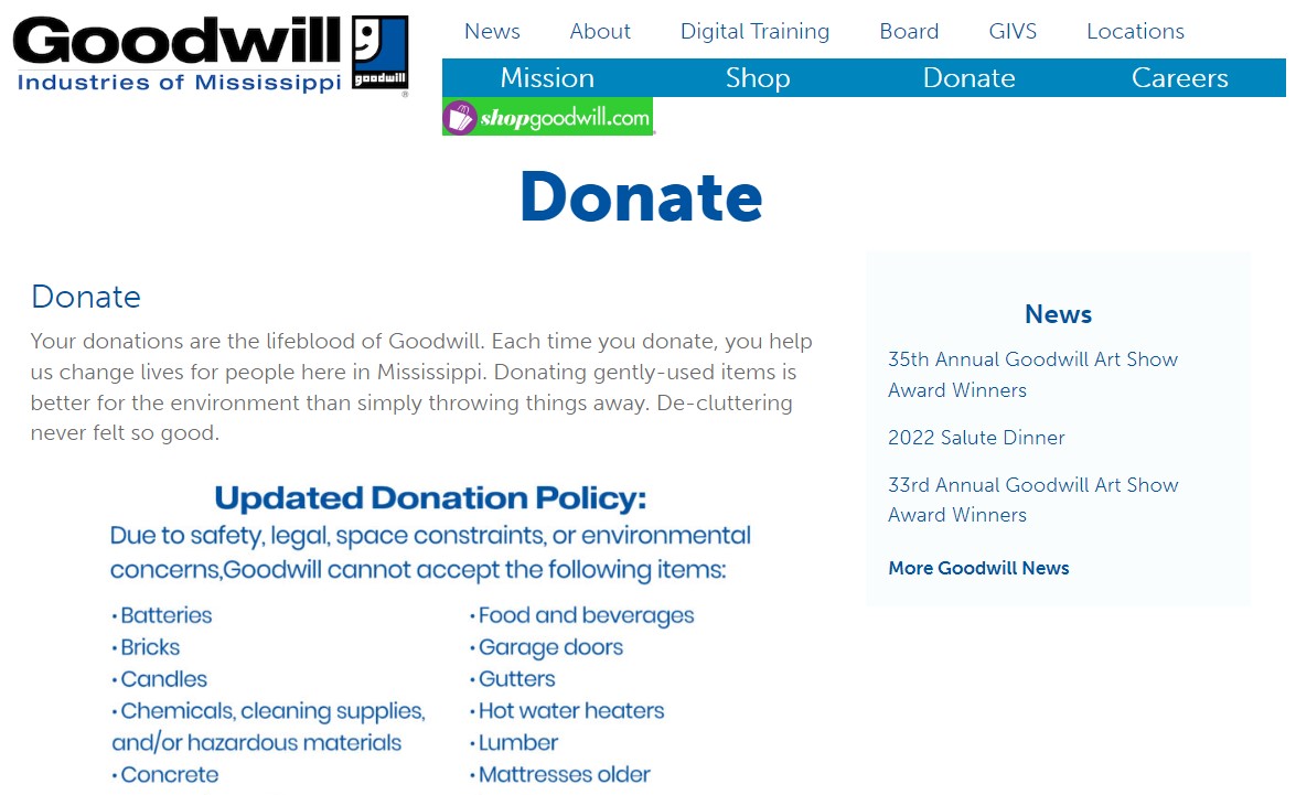 Goodwill Industries of Mississippi